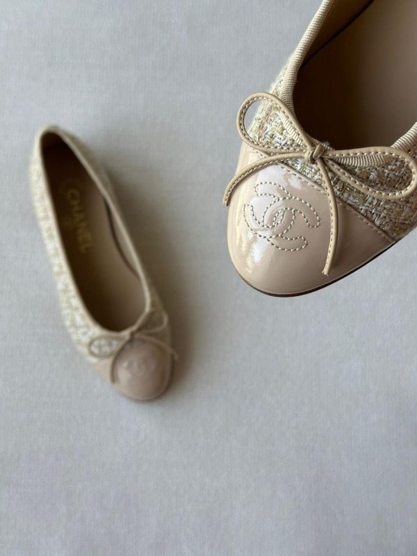 Chanel Cambon tweed ballet flats woman - Image 5