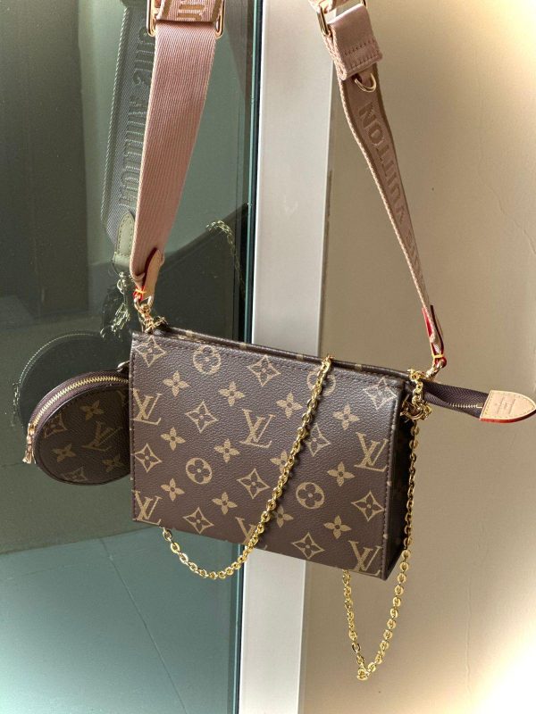 Louis Vuitton Monogram Eclipse Gaston Wearable Wallet - Image 3