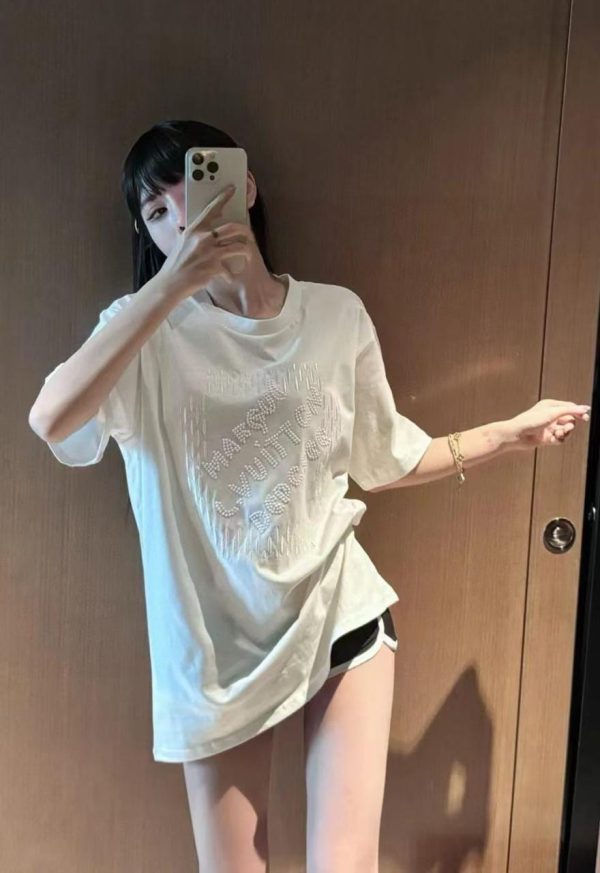 Louis Vuitton Embroidered Signature Cotton T-Shirt - Image 2