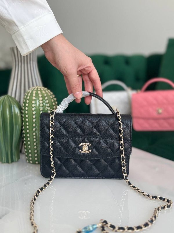 Chanel Clutch With Chain Grained Calfskin
