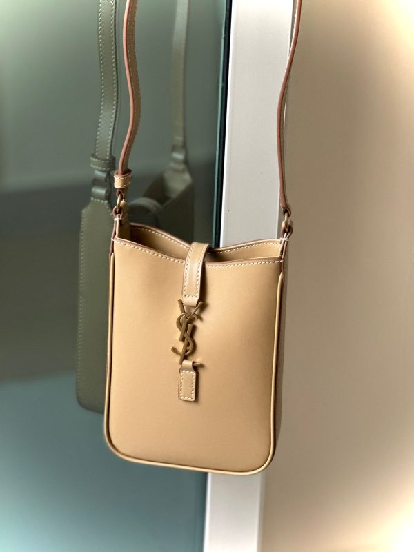 Saint Laurent Mini Le 5 à 7 Vertical Bucket Bag