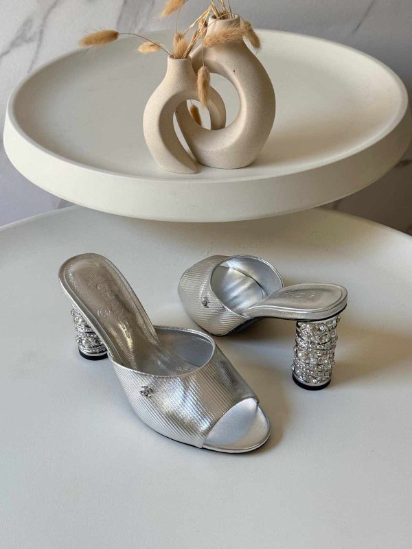 Chanel Pearl Embellished Heels
