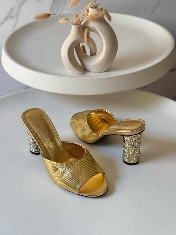 Chanel Pearl Embellished Heels