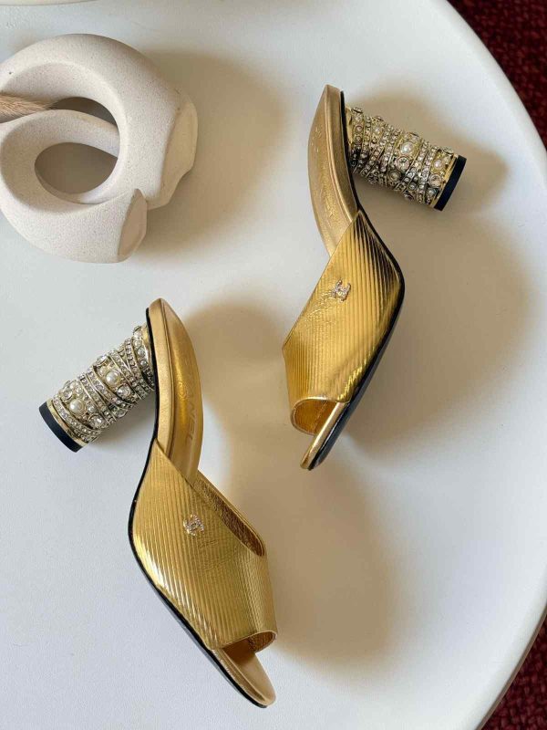 Chanel Pearl Embellished Heels