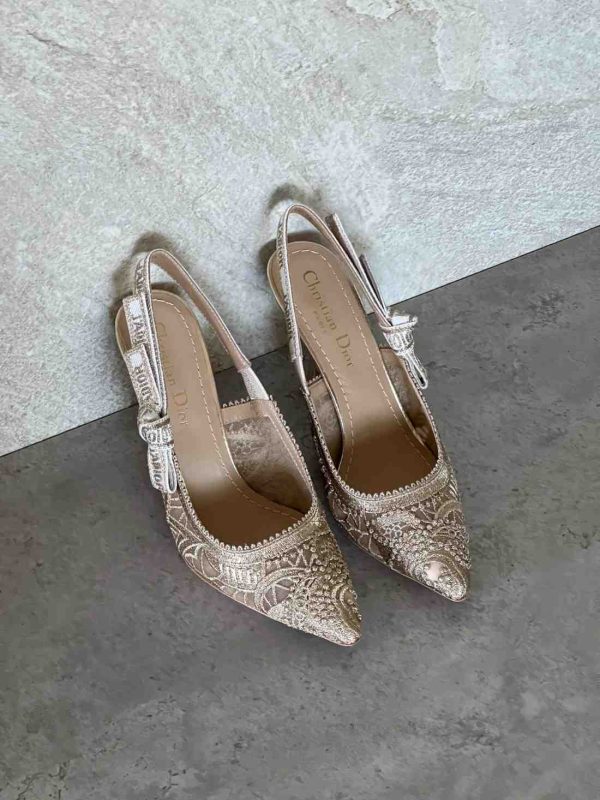 dior j'adior gold tone heels​