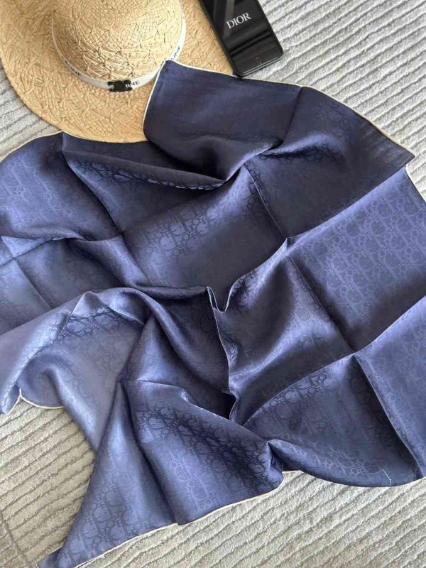 Dior Oblique Pattern Silky Scarf