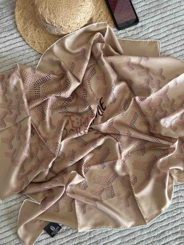 goyard scarf​ off white