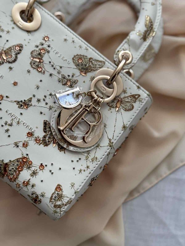 dior lady dior butterfly bag