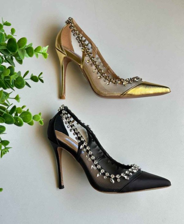 aquazzura crystal crush 105 pumps