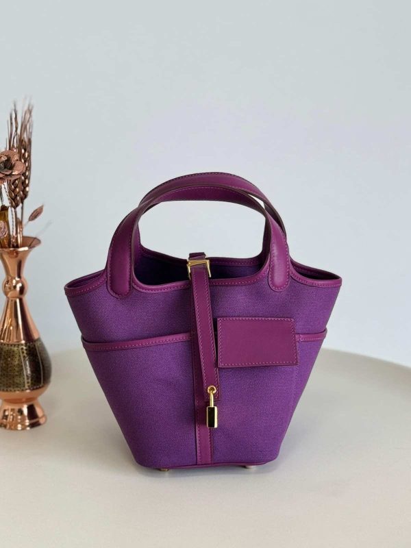 hermes picotin 18 cargo dark purple