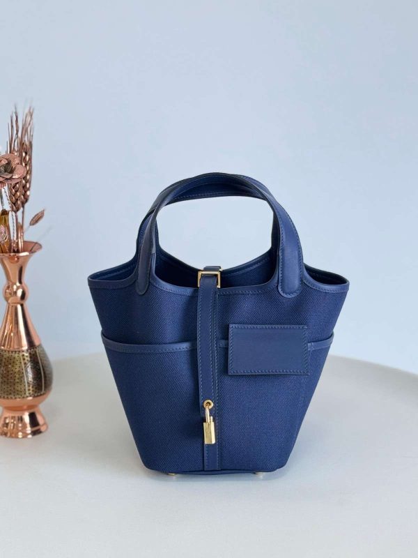hermes picotin 18 royal blue cargo