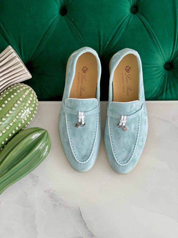 loro piana summer walk woman​ baby blue