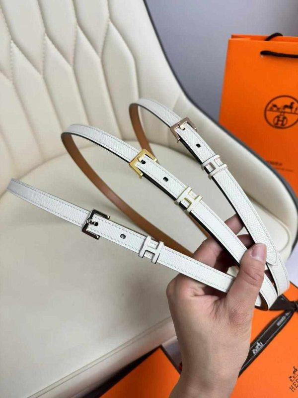 Hermès Pop H 15 belt white