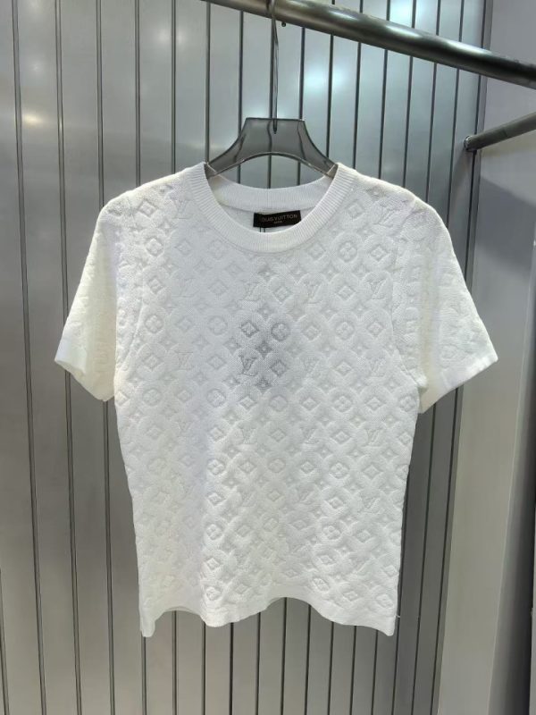 Lv Logo Printed T-shirt For Women