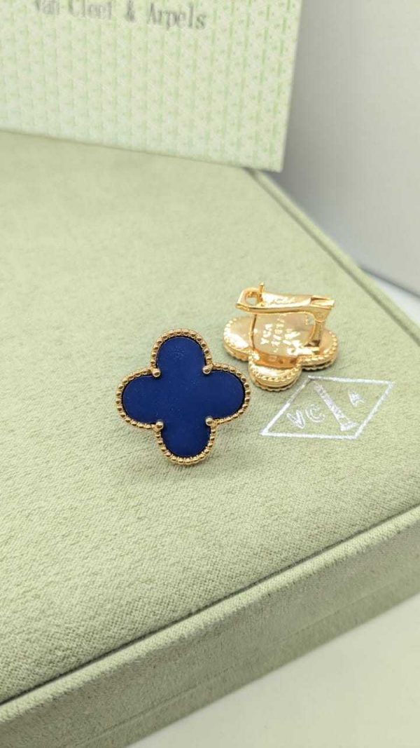 van cleef earrings BLUE