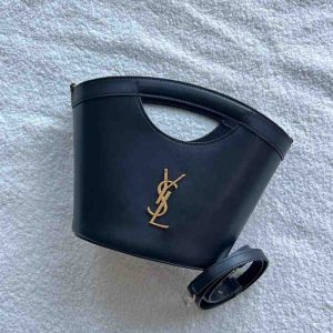 ysl celia mini tote black