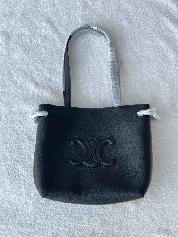 celine black cabas anais tote​
