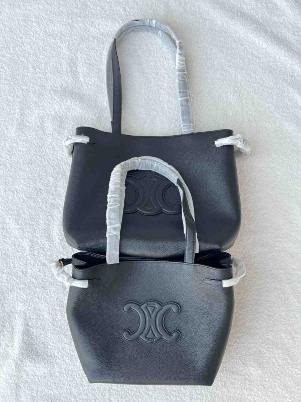 celine black cabas anais tote​