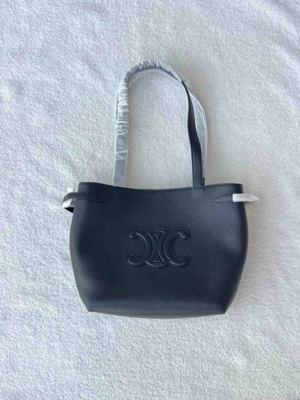 celine black cabas anais tote​