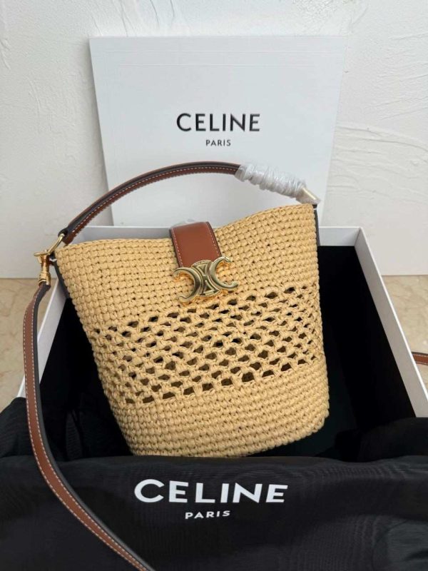 celine raffia louise bag