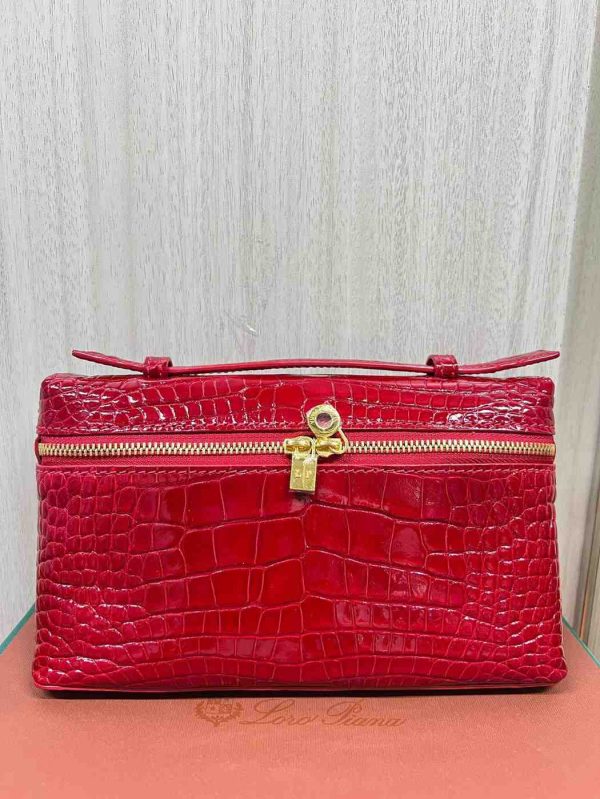 loro piana L19 crocodile red