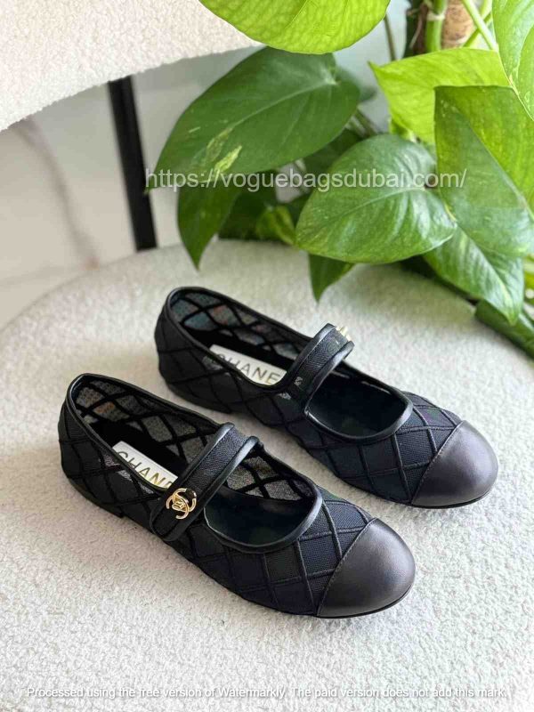 Chanel Mesh Mary Jane Ballet Flats​ In Dubai - Image 2