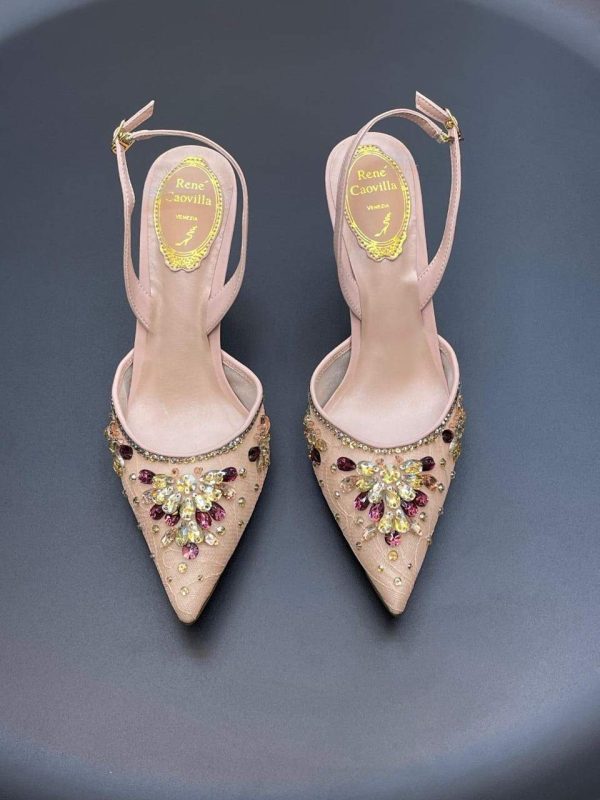 Rene Caovilla Cinderella Crystal Embellished Sandals In Dubai - Image 4