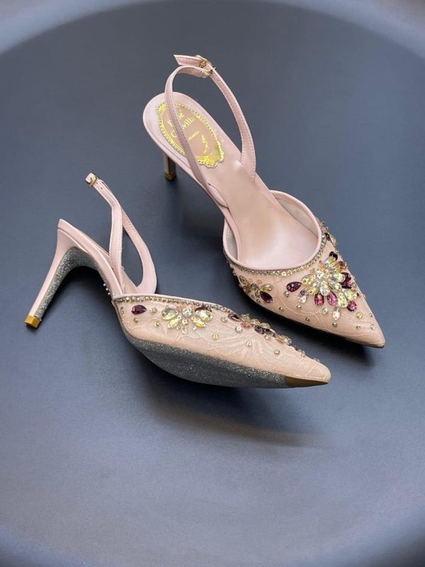 Rene Caovilla Cinderella Crystal Embellished Sandals In Dubai - Image 6