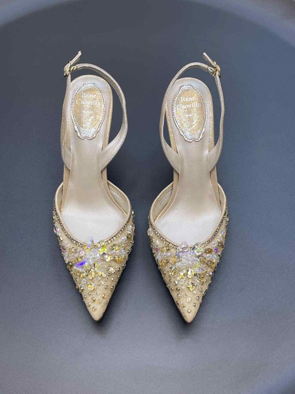 Rene Caovilla Cinderella Crystal Embellished Sandals In Dubai - Image 3