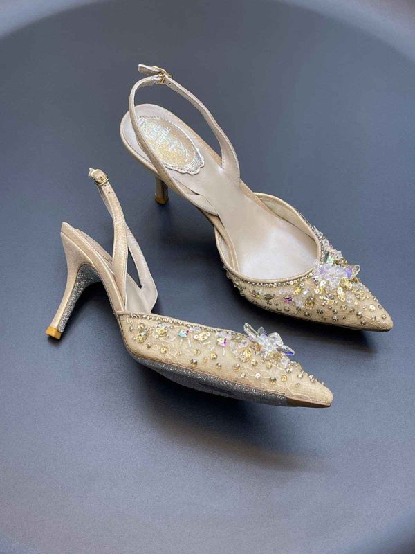 Rene Caovilla Cinderella Crystal Embellished Sandals In Dubai - Image 7