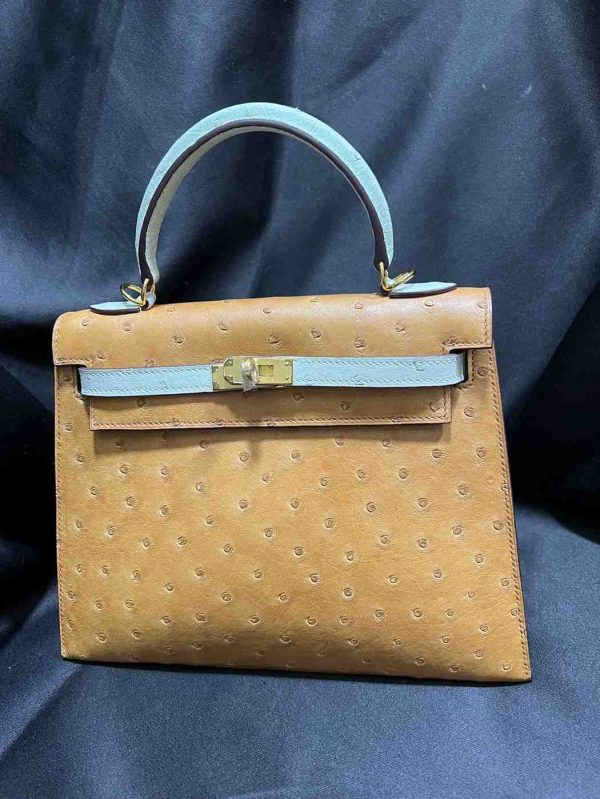 hermes ostrich sellier 25