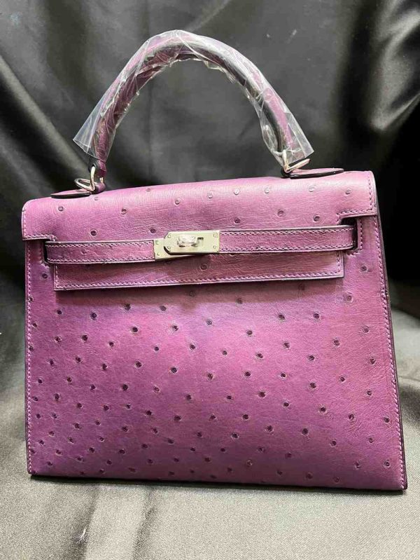 hermes ostrich sellier 25