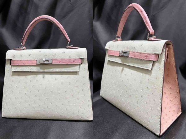hermes ostrich sellier 25