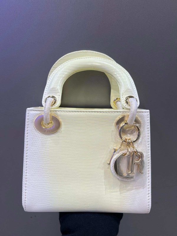 lady dior bag ombre​ white and pink