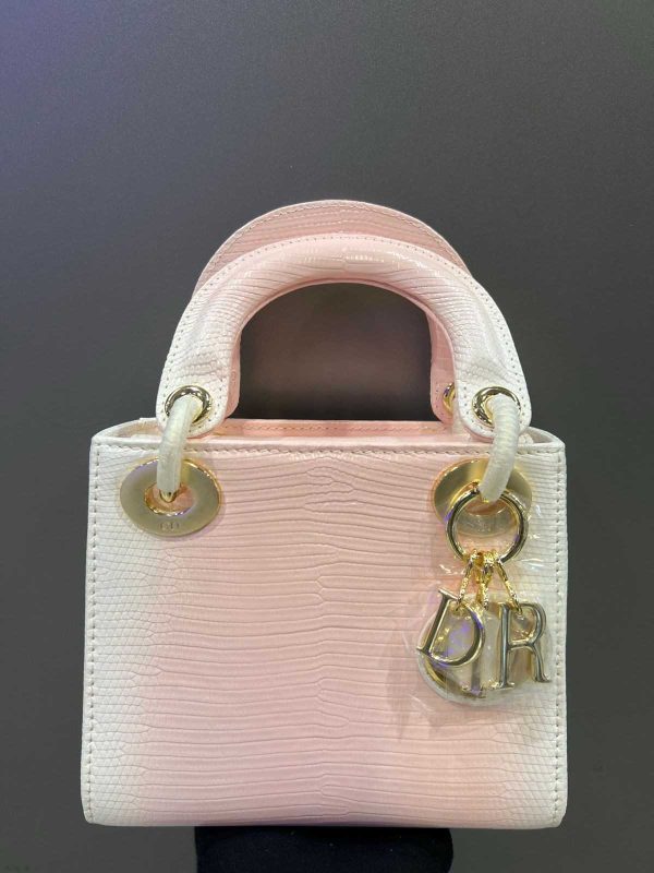 lady dior bag ombre​ pink