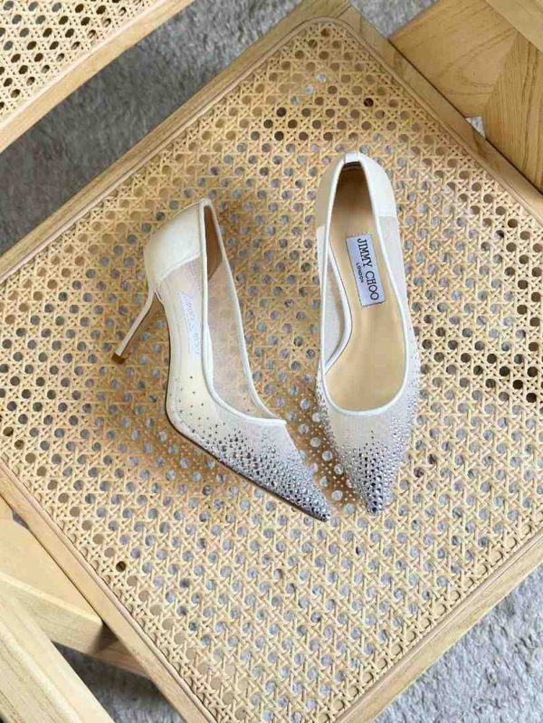 Jimmy choo love 85 pumps white