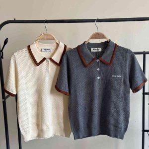 miu miu polo tops