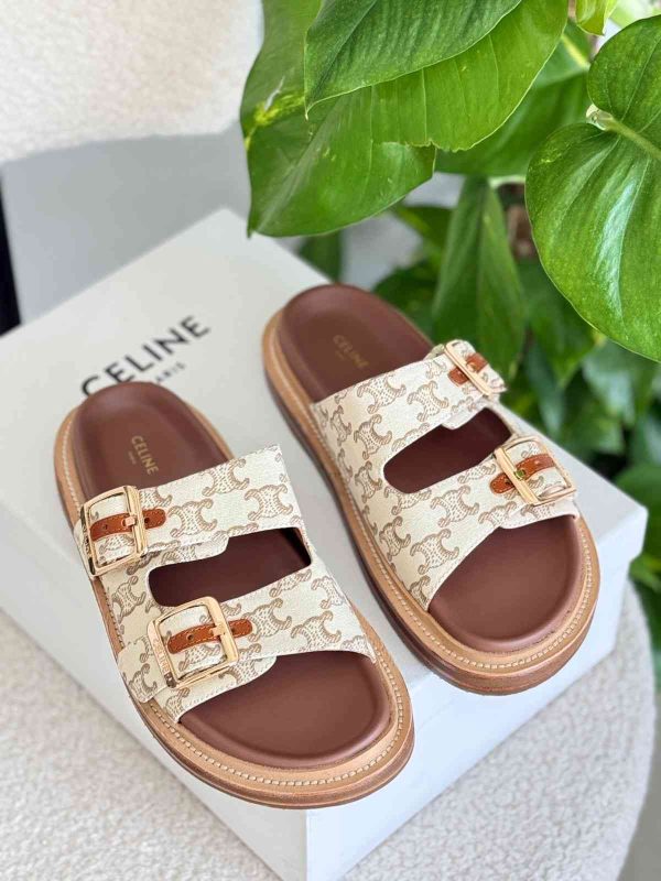 Celine Flat Sandals For Women In Dubai - Image 3