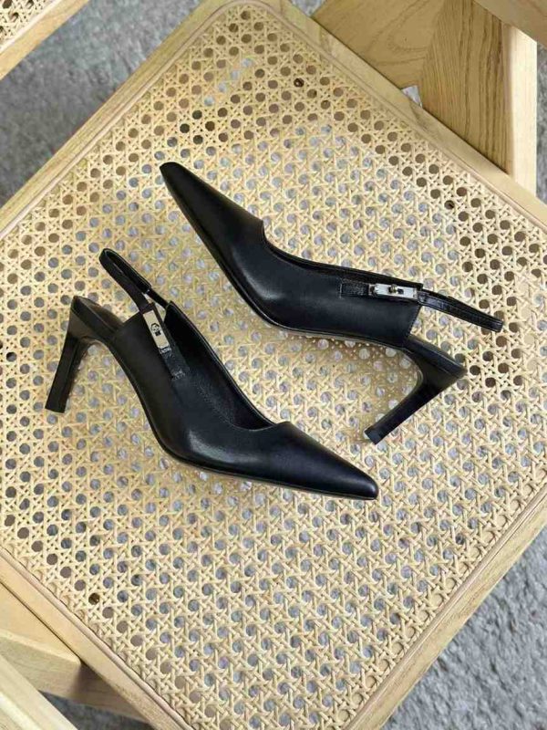 vionic adalena slingback pointed heel black