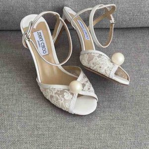 jimmy choo sacora 85 pearl heels white