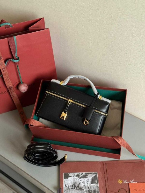 Loro piana extra Bag L23 black