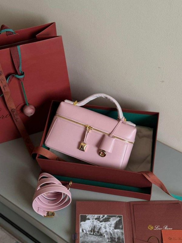 Loro piana extra Bag L23 pink