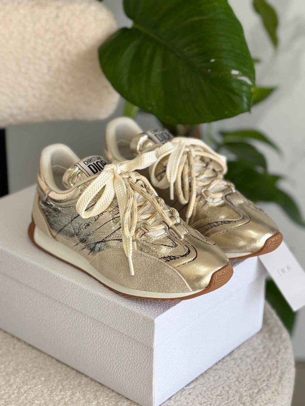 D-sketch sneaker dior mastercopy golden