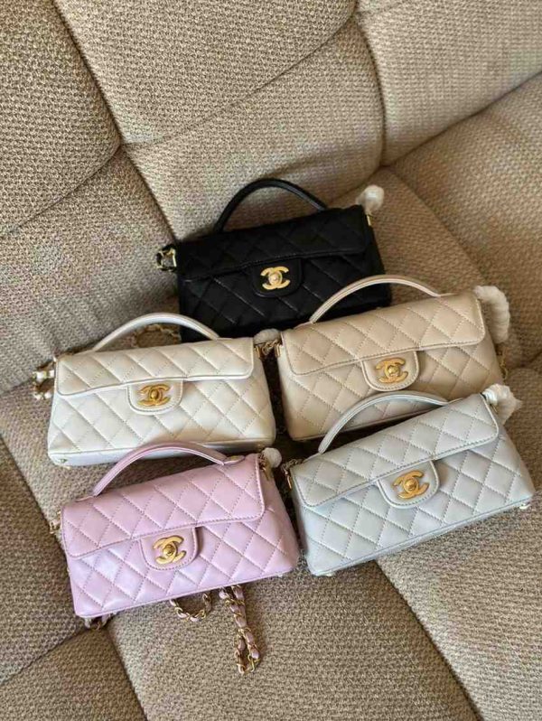 chanel top handle mini flap
