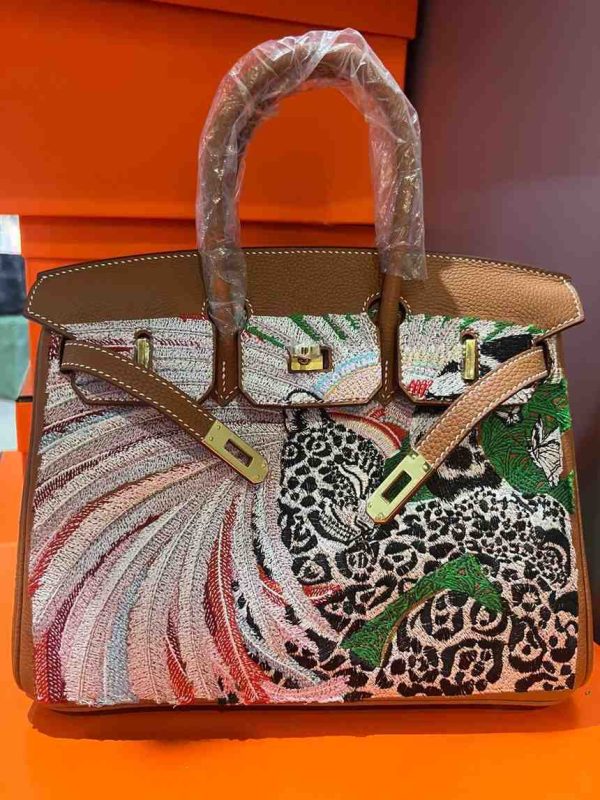 hermes 30 printed leather birkin bag