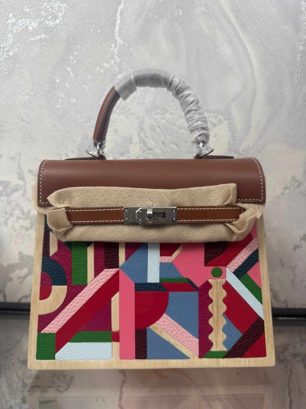 hermes printed leather birkin bag