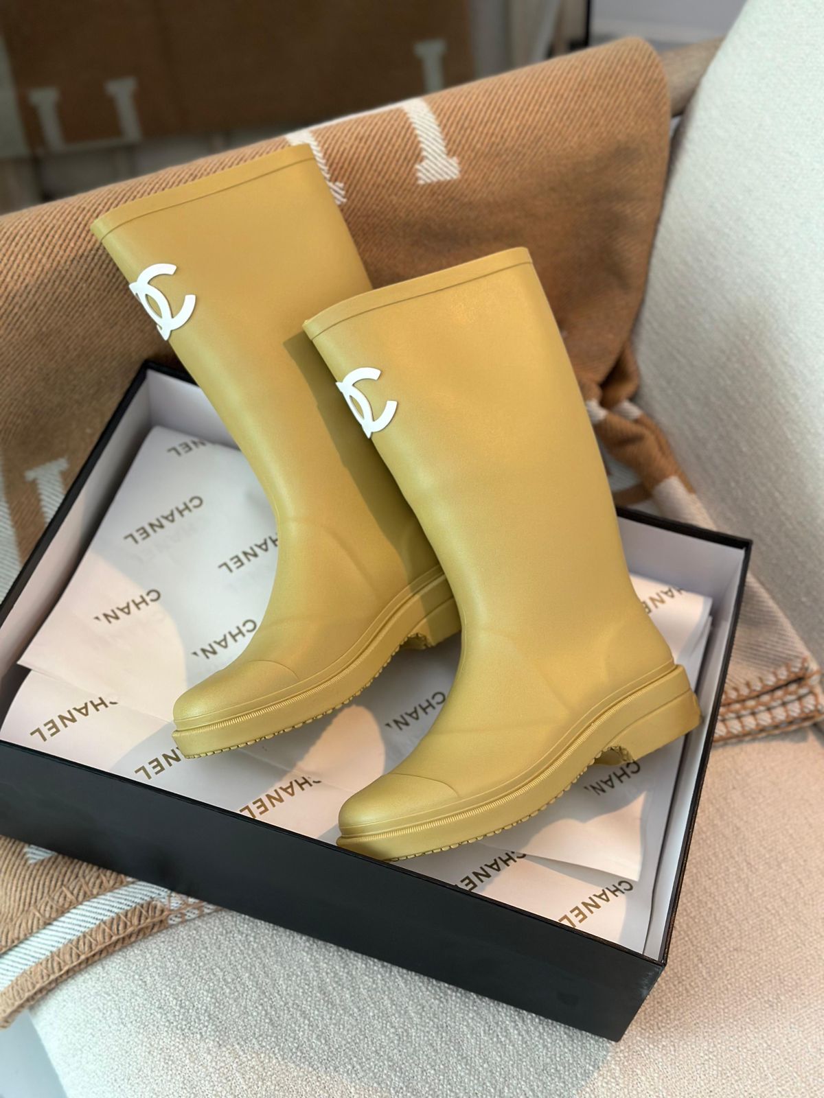 Chanel Renaissance boots