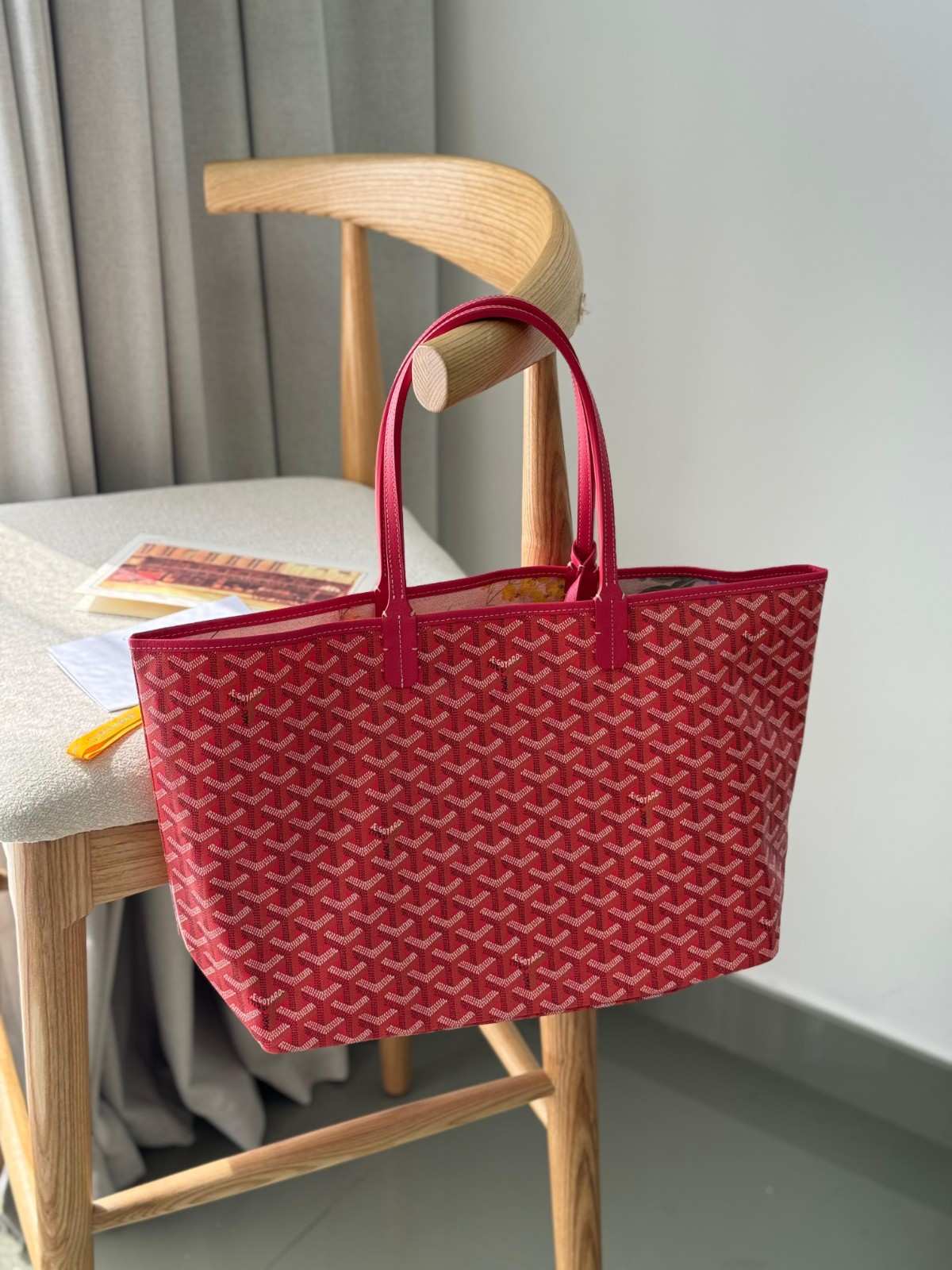 Goyard 2025 Limited Edition Goyardine Le Jardin Saint Louis GM Tote - Image 6