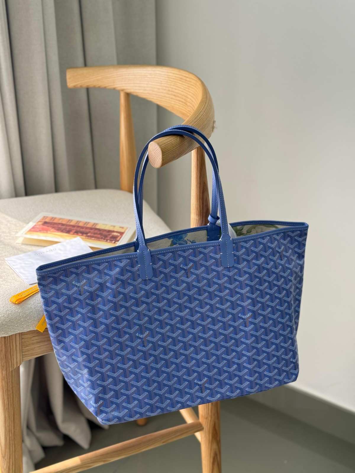 Goyard 2025 Limited Edition Goyardine Le Jardin Saint Louis GM Tote - Image 3