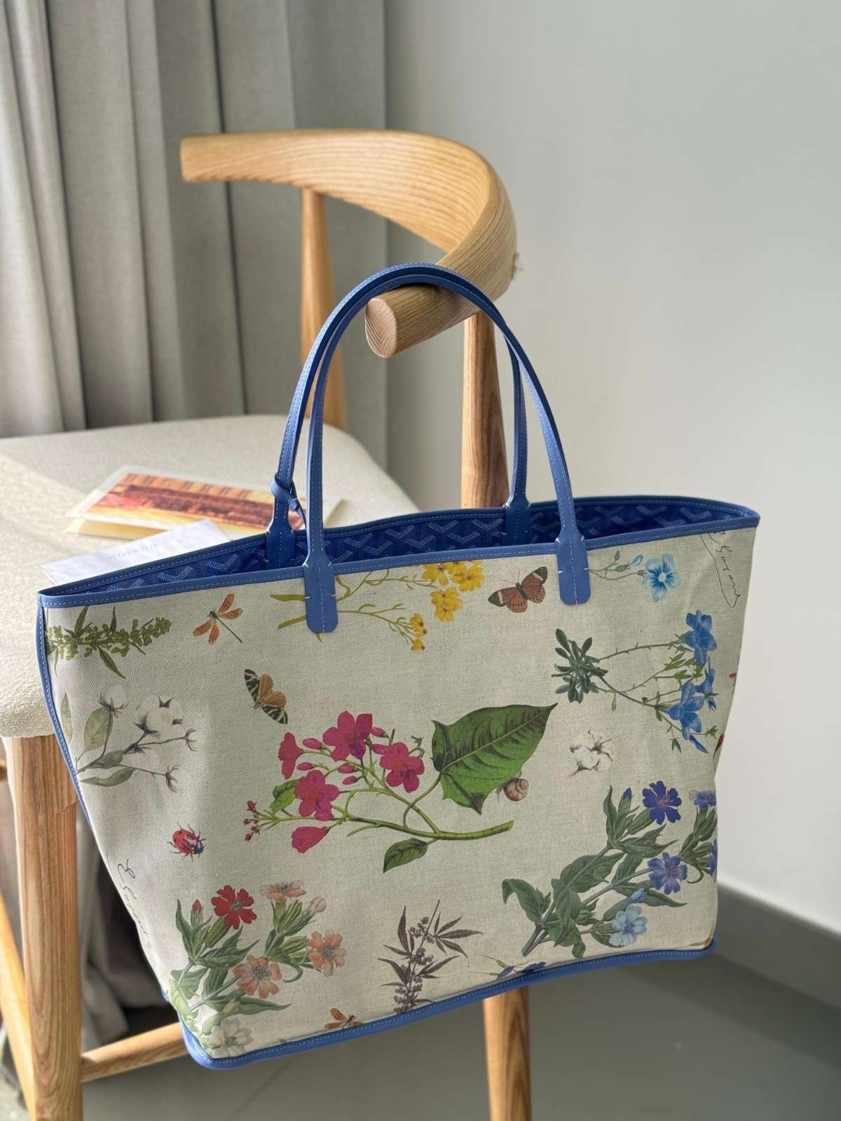 Goyard 2025 Limited Edition Goyardine Le Jardin Saint Louis GM Tote - Image 11